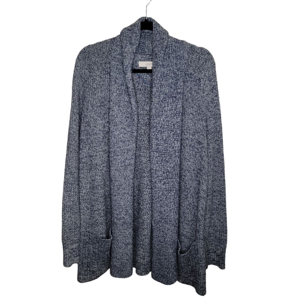 Loft open front wool blend cardigan sweater Size XL